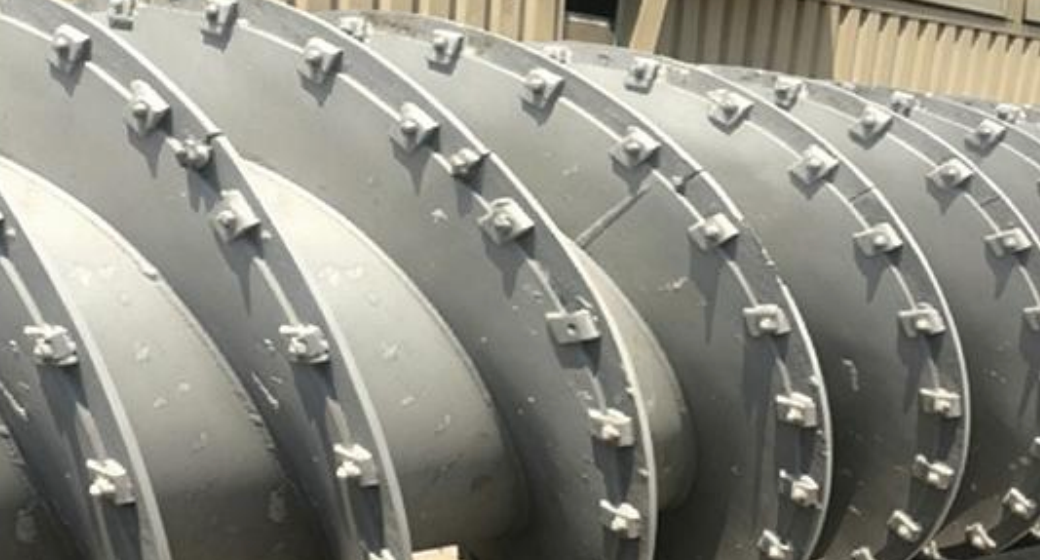 Large diameter industrial pipeline fabrication